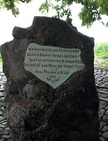 Hann.Münden, Weserstein