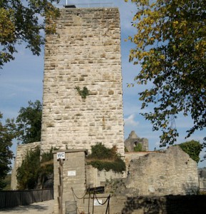 Pappenheim, Bergfried der Burg