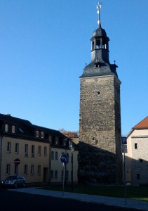 Köthen, Turm aus der mittelalterlichen Stadtmauer