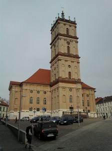 Neustrelitz, Stadtkirche mit Turm im Campanile-Stil