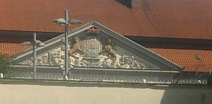 Celle, Wappen am Zucht-, Werk- und Tollhaus
