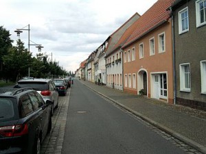 Doberlug, schnurgerade Planstadt-Straße