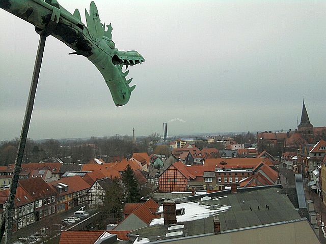 Salzwedel, Blick vom Rathausturm