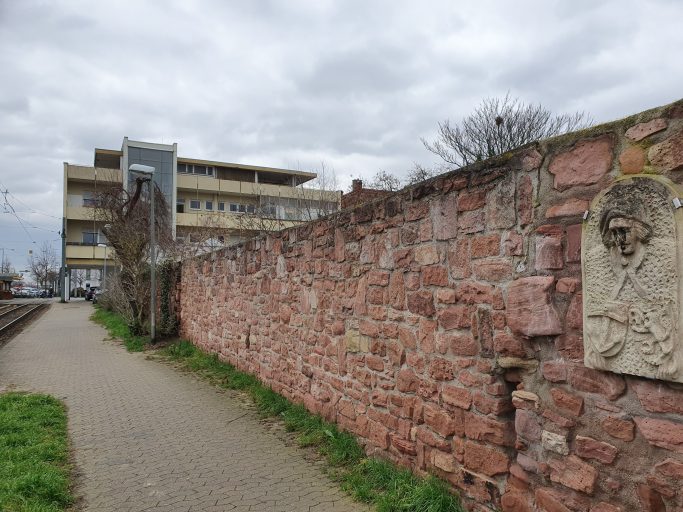 Ludwigshafen-Oggersheim, alte Stadtmauer