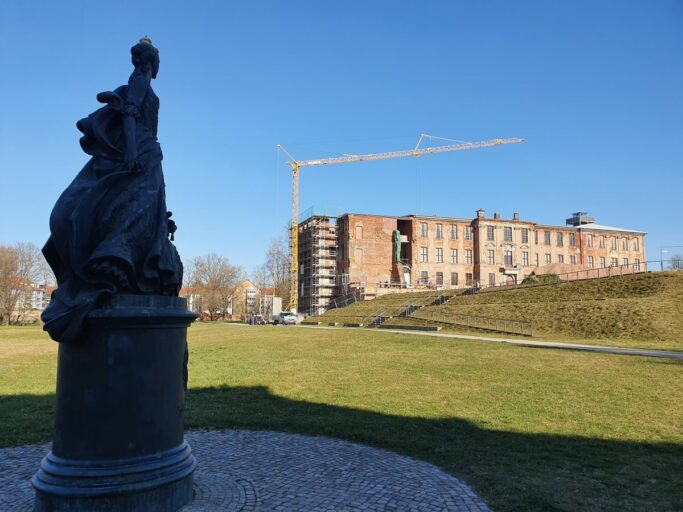 Zerbst, Katharina die Große als Denkmal im Schlosspark